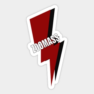 zoomass lightning bolt Sticker